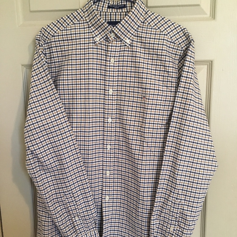 GANT Gingham Oxford shirt (S)